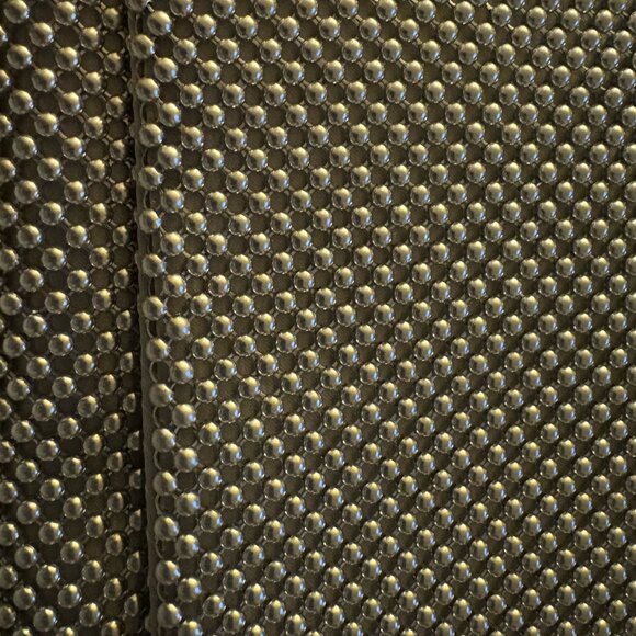 INC International Concepts Silver Beaded Clutch with Chain Strap- NWT - Picture 4 of 4